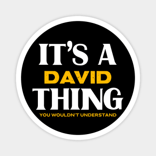 It's a David Thing You Wouldn't Understand Magnet